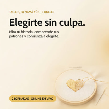 Elegirte sin culpa